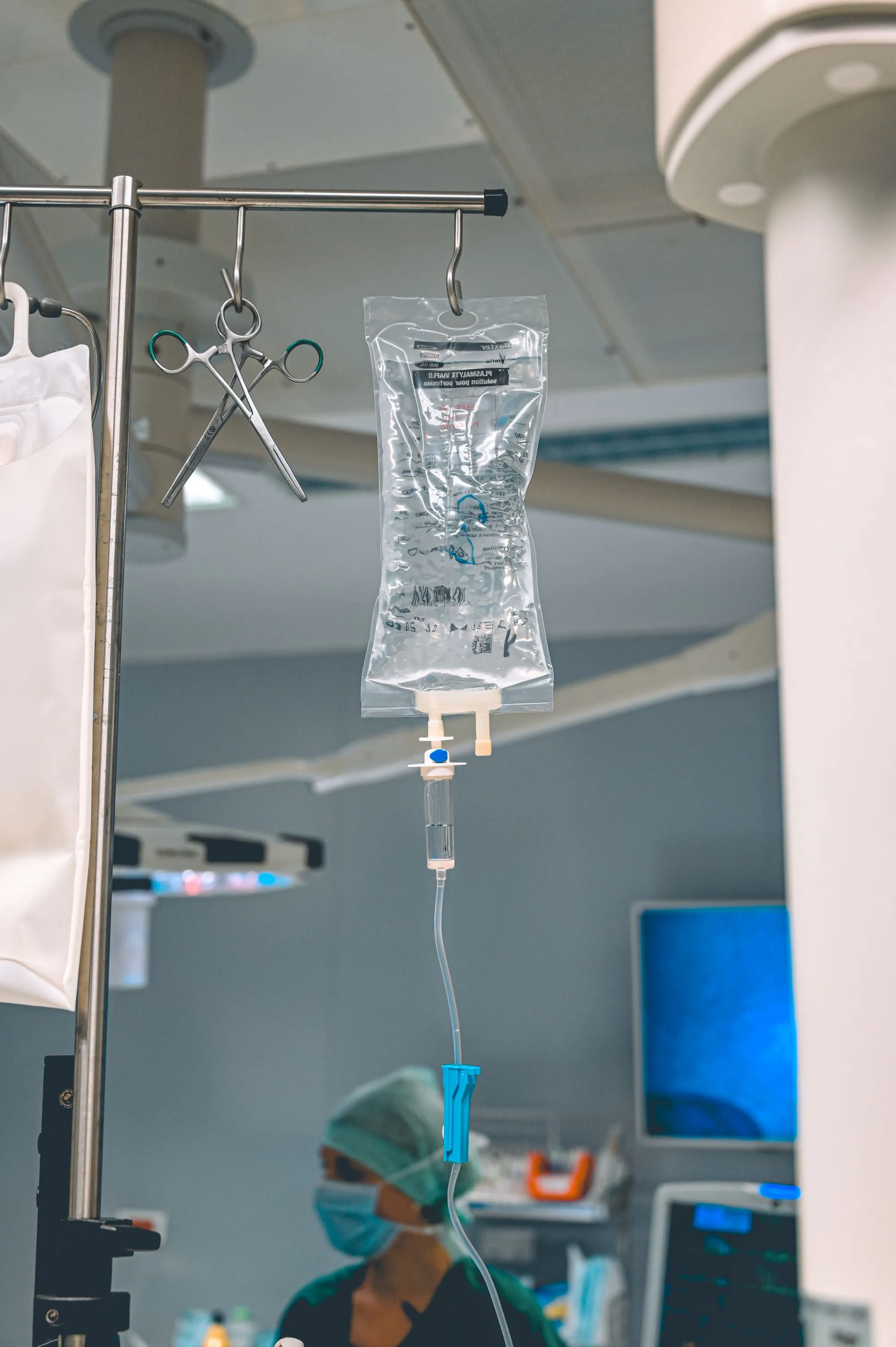 NAD+ IV bag in clinical setting